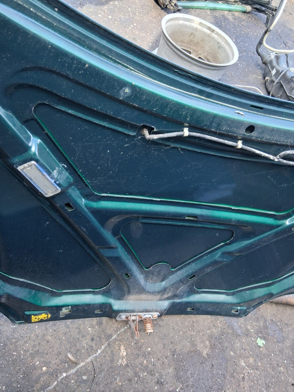 MG MGF 1996 MK1 FRONT BONNET HOOD PANEL GREEN