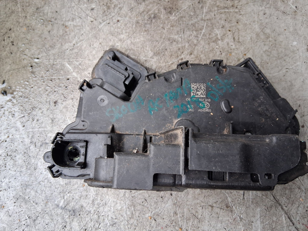 2020 SKODA FABIA MK3 OSF DRIVER SIDE FRONT RIGHT DOOR LOCK C65TC837016