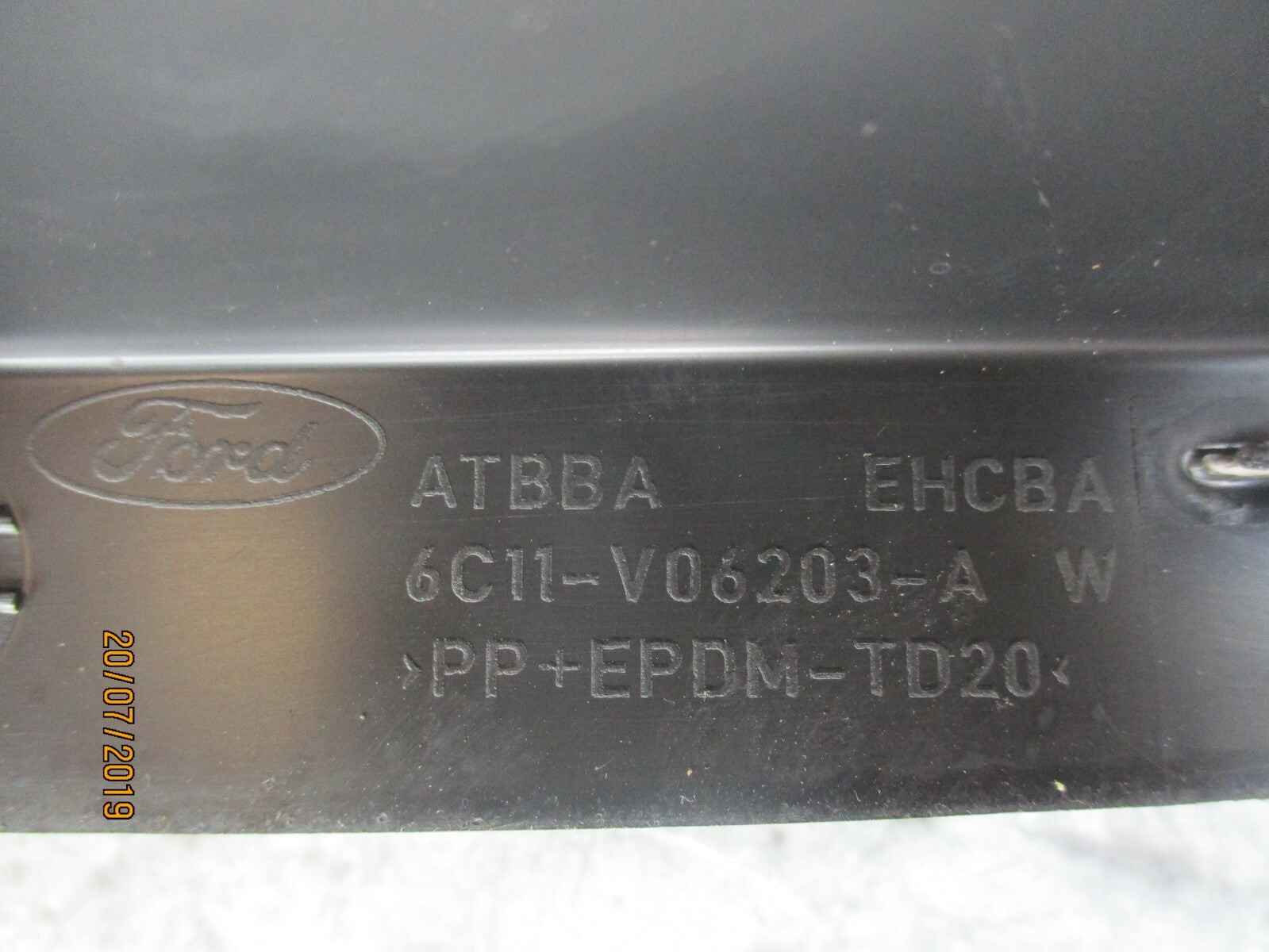 FORD TRANSIT 110 (MK7) OS DRIVER SIDE GLOVE BOX COMPARTMENT BLACK 6C11V06203A