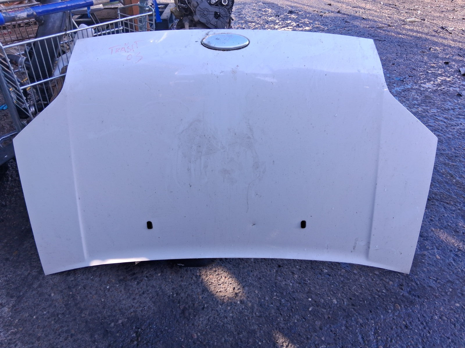 2003 FORD TRANSIT CONNECT MK1 FRONT BONNET HOOD PANEL WHITE