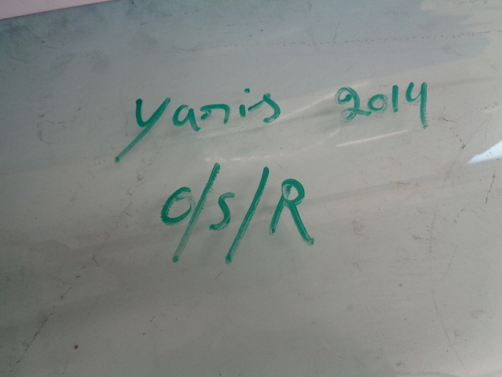 TOYOTA YARIS 2014 MK3 OSR DRIVER SIDE REAR DOOR EXTERIOR DOOR HANDLE