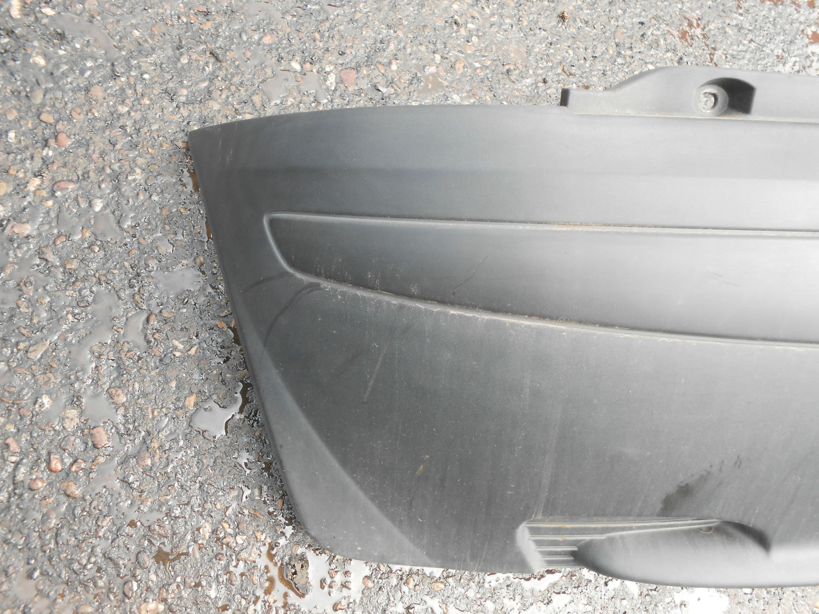 FIAT PUNTO 188 MK2 2002 COMPLETE REAR BUMPER BLACK PLASTIC