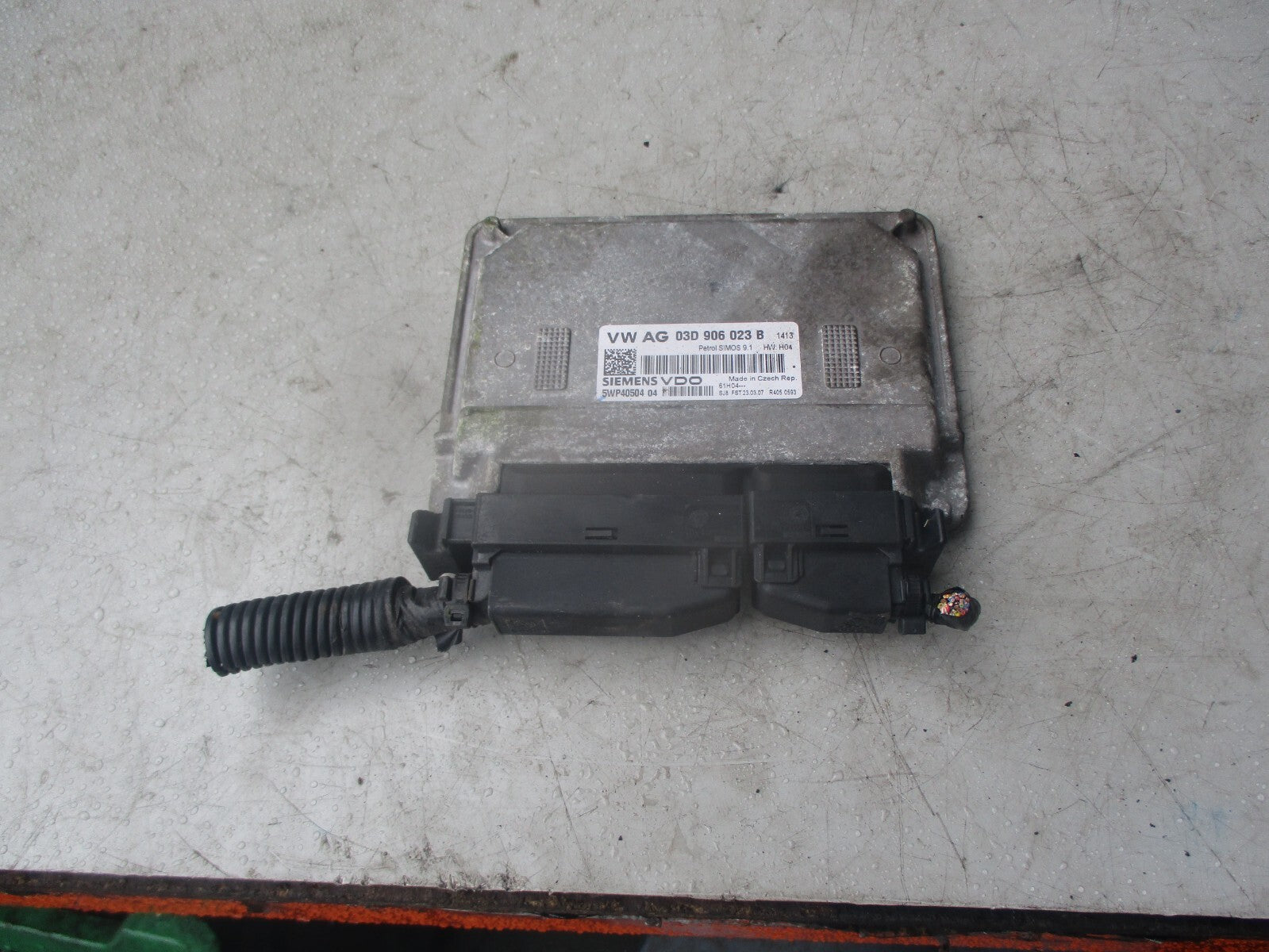 VW POLO 2007 1.2 PETROL ECU ENGINE CONTROL UNIT 03D906023B