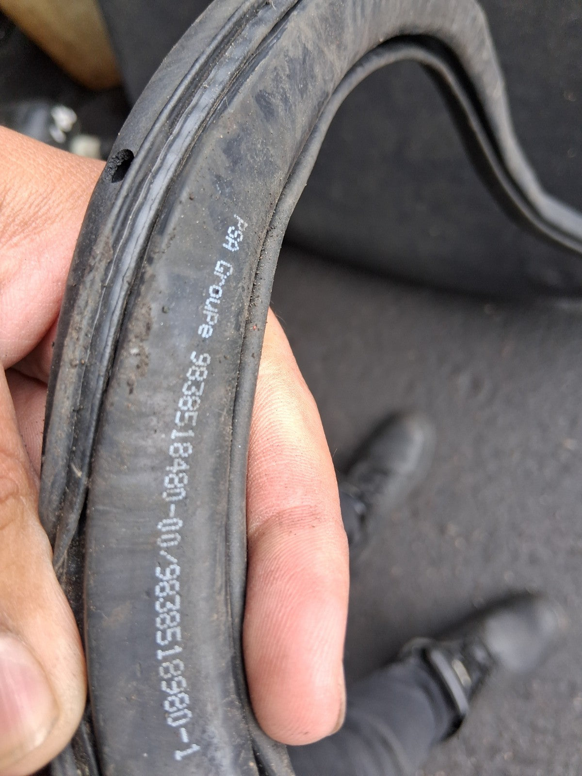 2024 VAUXHALL ASTRA L ESTATE NSR PASSENGER SIDE REAR LEFT DOOR RUBBER 9838518480