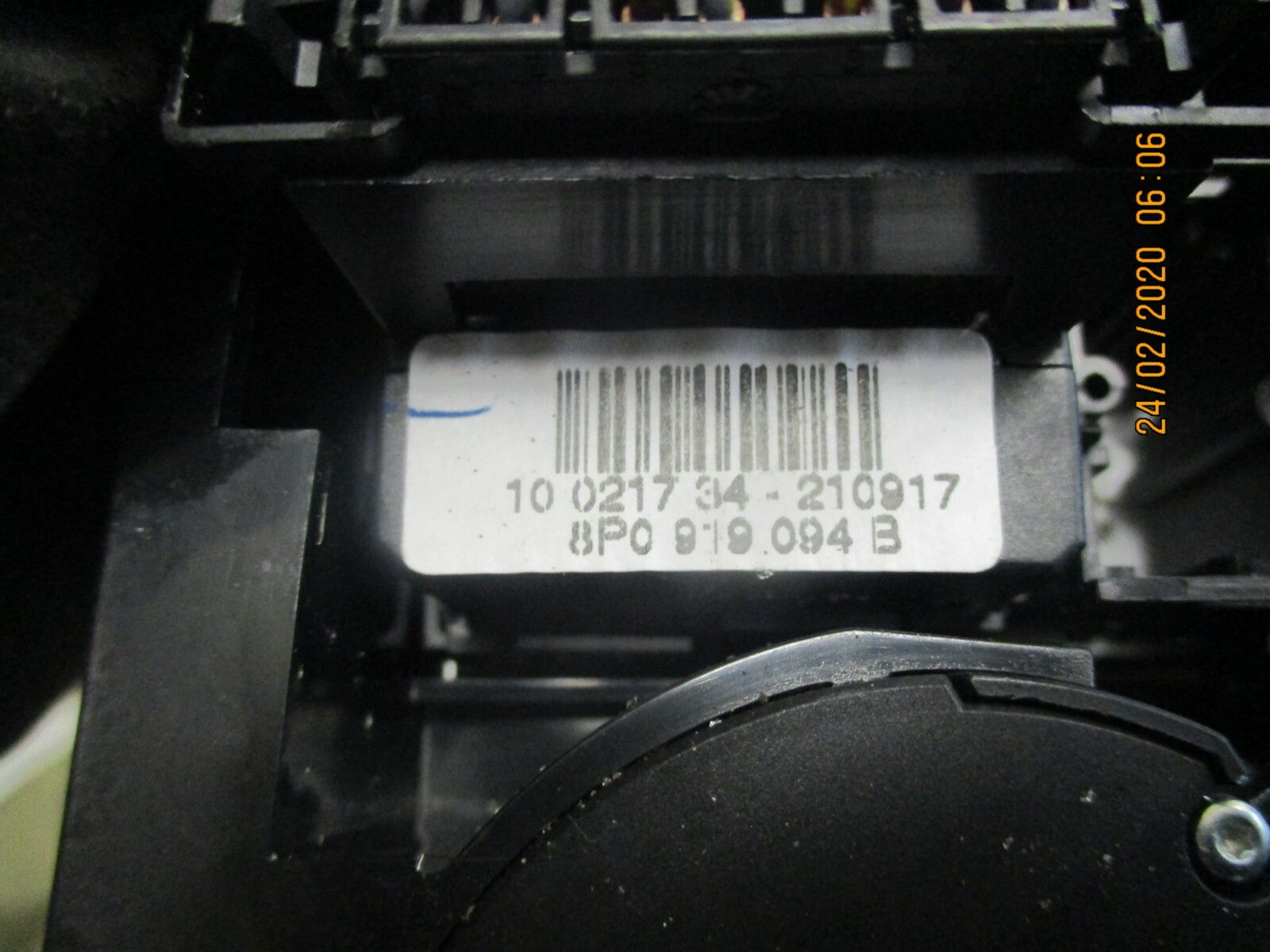 AUDI A1 MK1 8X 2017 HEADLIGHT HEAD LAMP FOG ADJUST CONTROL SWITCH 8P0919094B