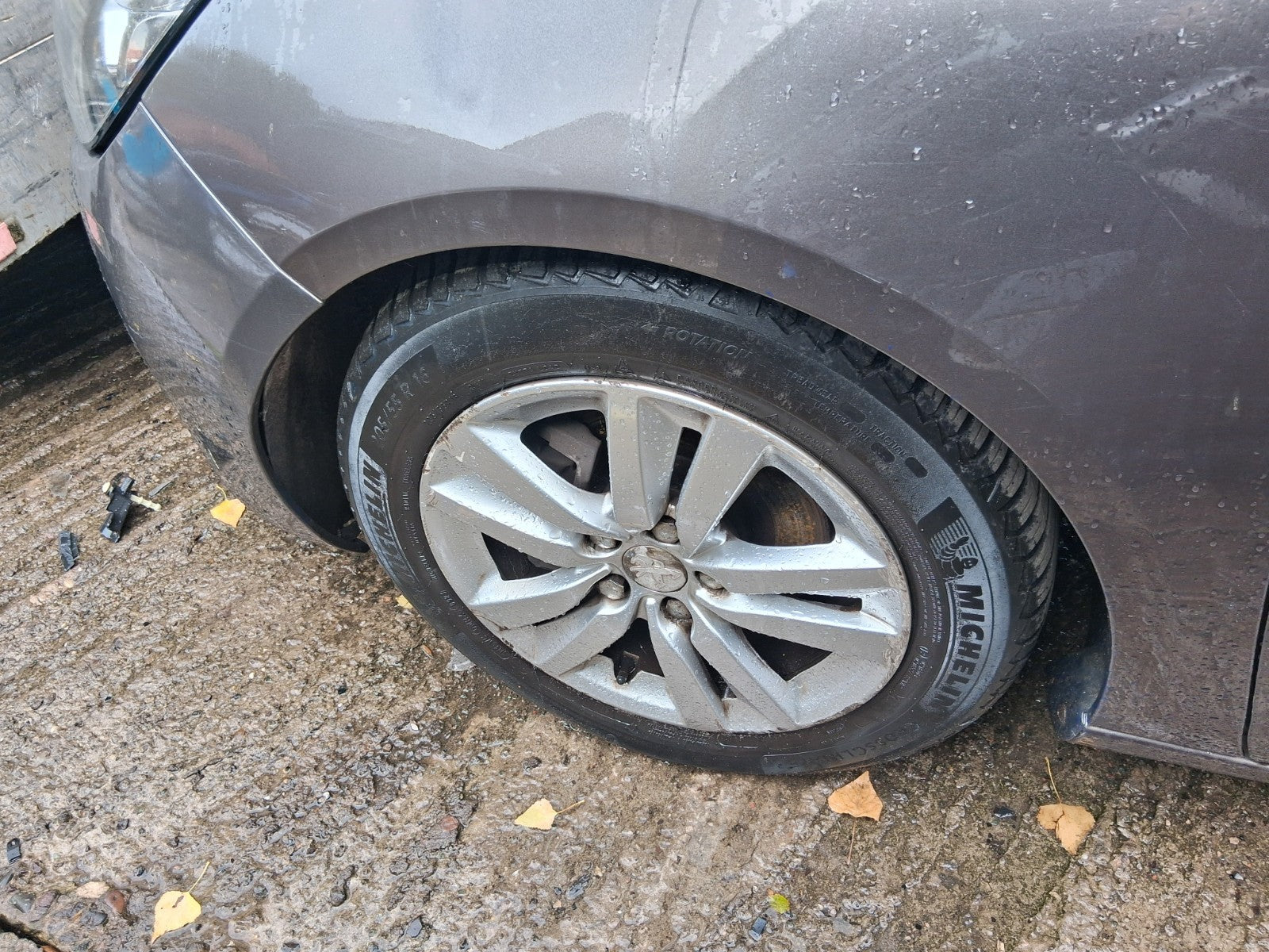 2015 PEUGEOT 308 MK2 ESTATE 16 INCH ALLOY WHEEL WITH TYRE 205/55R16