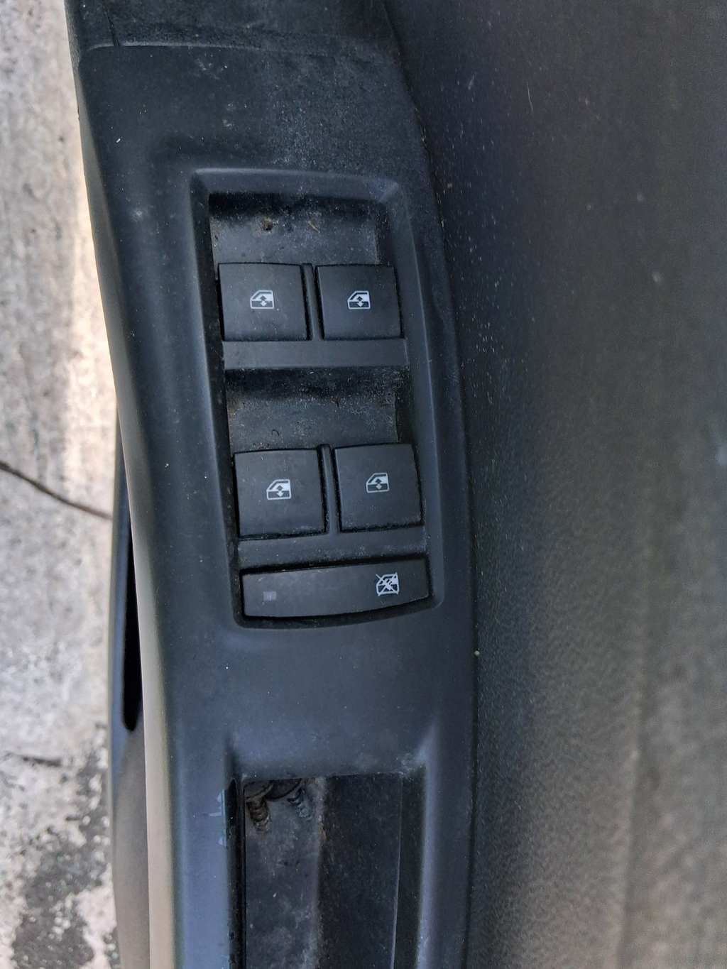 2016 VAUXHALL MERIVA B MK2 OSF DRIVER SIDE FRONT RIGHT WINDOW CONTROL SWITCH