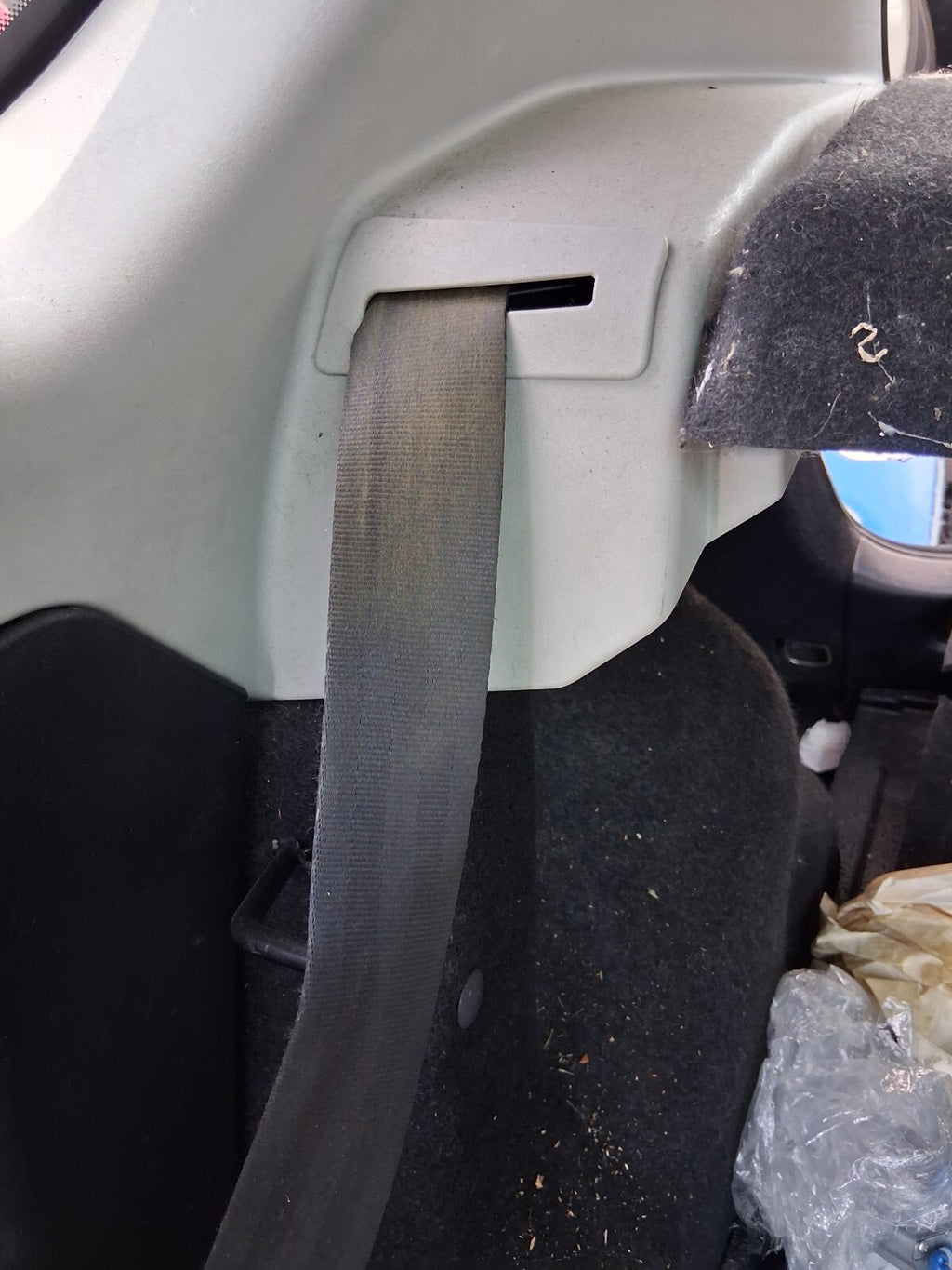 2013 NISSAN QASHQAI J10 OSR DRIVER SIDE REAR RIGHT SIDE SEAT BELT
