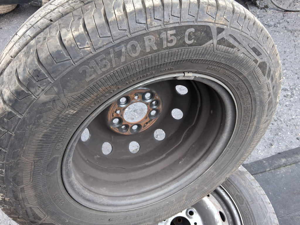 2024 FIAT DUCATO MK3 15 INCH STEEL WHEEL WITH TYRE 215/70R15