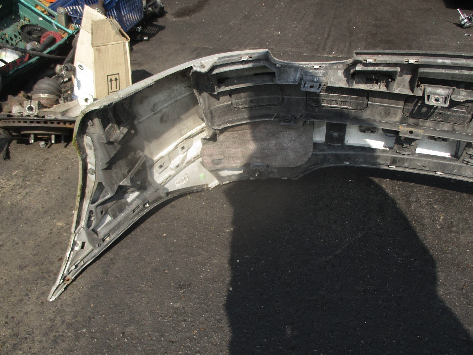 2002 MERCEDES C CLASS COUPE CL203 REAR BUMPER SILVER