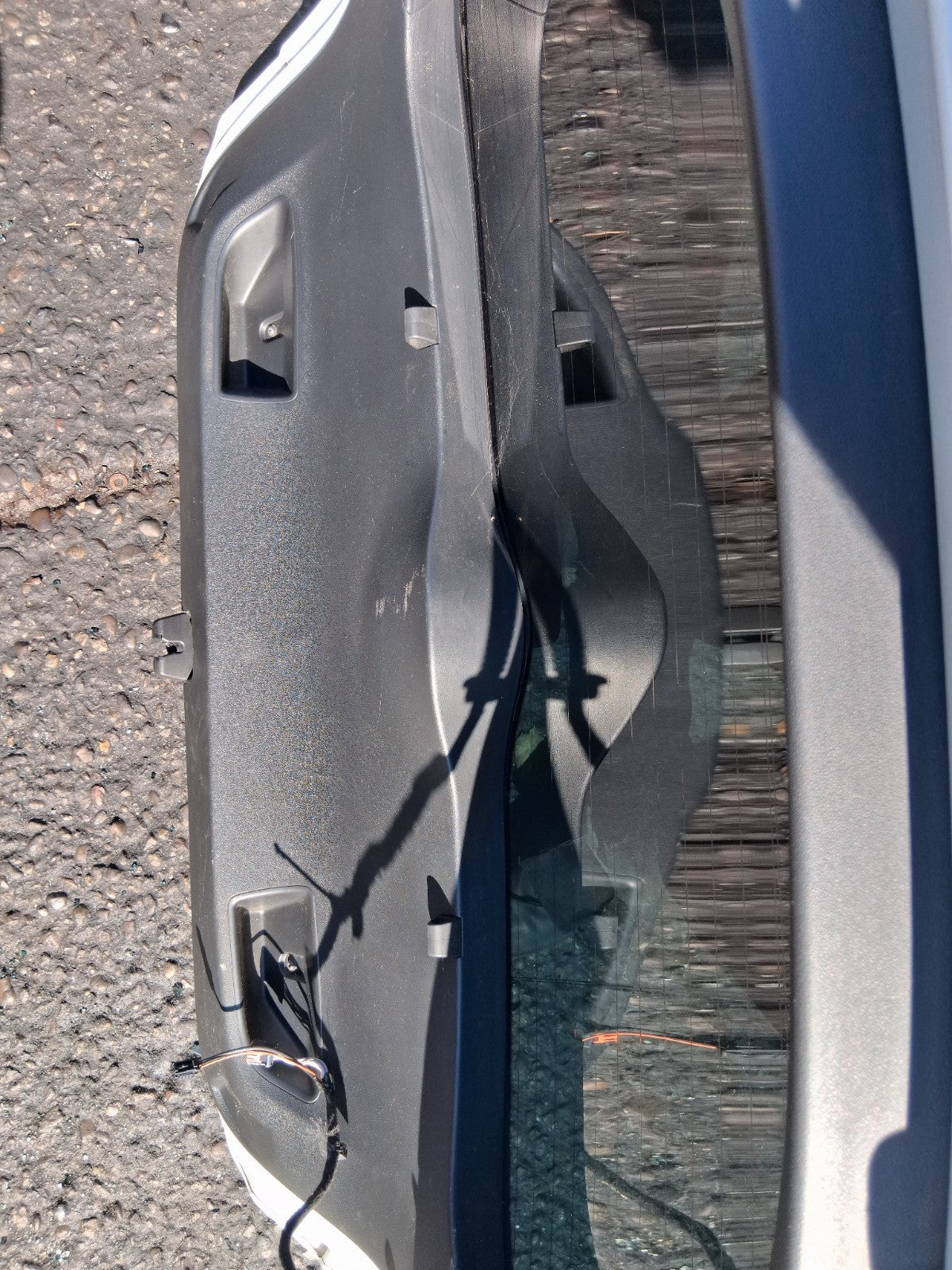 2013 CITROEN C4 MK2 COMPLETE REAR TAILGATE BOOTLID WHITE