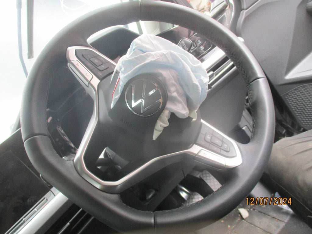 2023 VW VOLKSWAGEN GOLF MK8 3 SPOKE MULTIFUNCTION LEATHER STEERING WHEEL