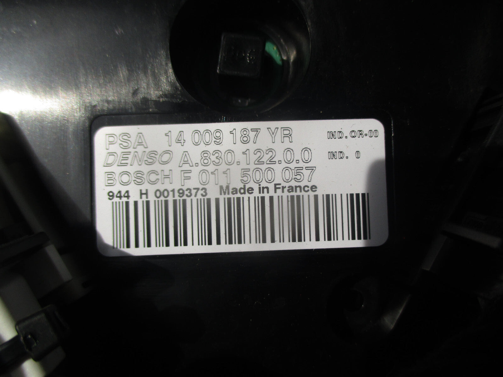 2007 CITROEN C8 MK1 HEATER CONTROL SWITCH PANEL WITH SURROUND TRIM 14009187YR