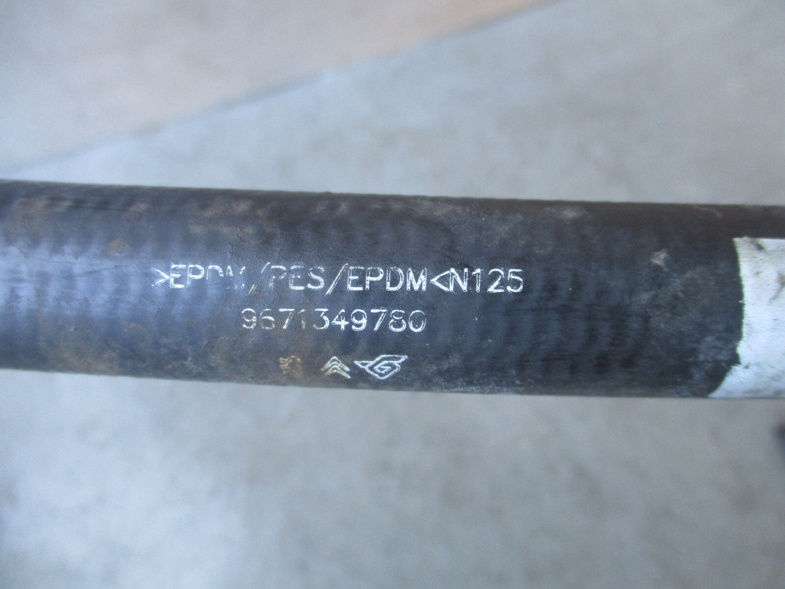 2016 PEUGEOT 208 1.2 PETROL WATER COOLANT HOSE PIPE 9671349780