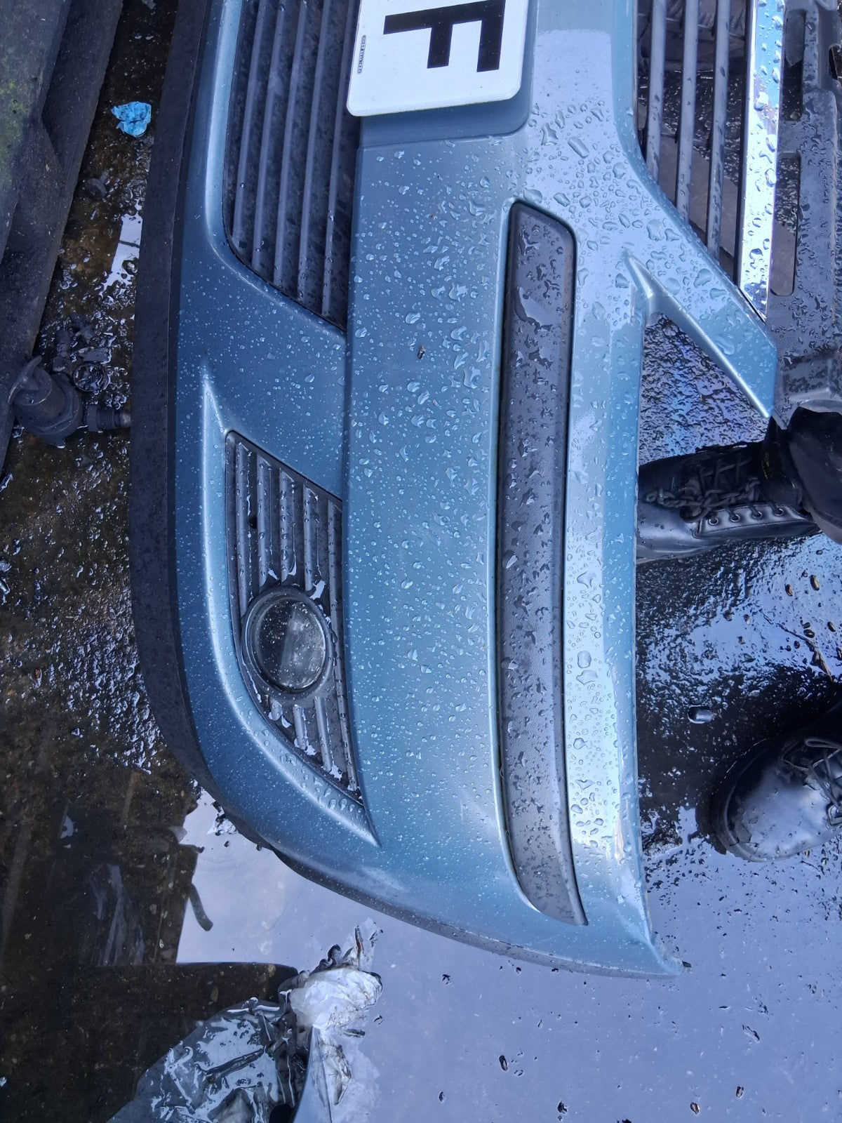 2006 VAUXHALL CORSA C COMPLETE FRONT BUMPER CHROME GRILL BADGE GRILLE BLUE