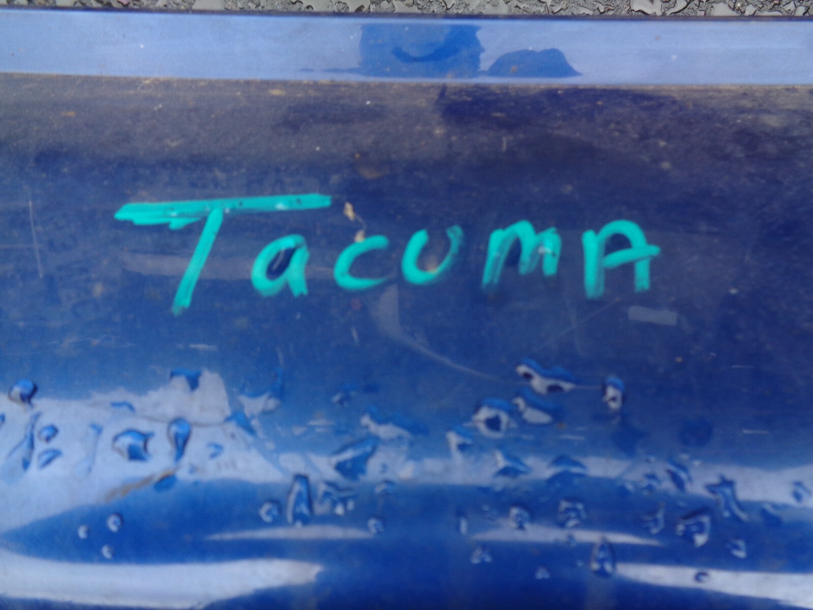 CHEVROLET TACUMA 2006 REAR BUMPER COMPLETE BLUE