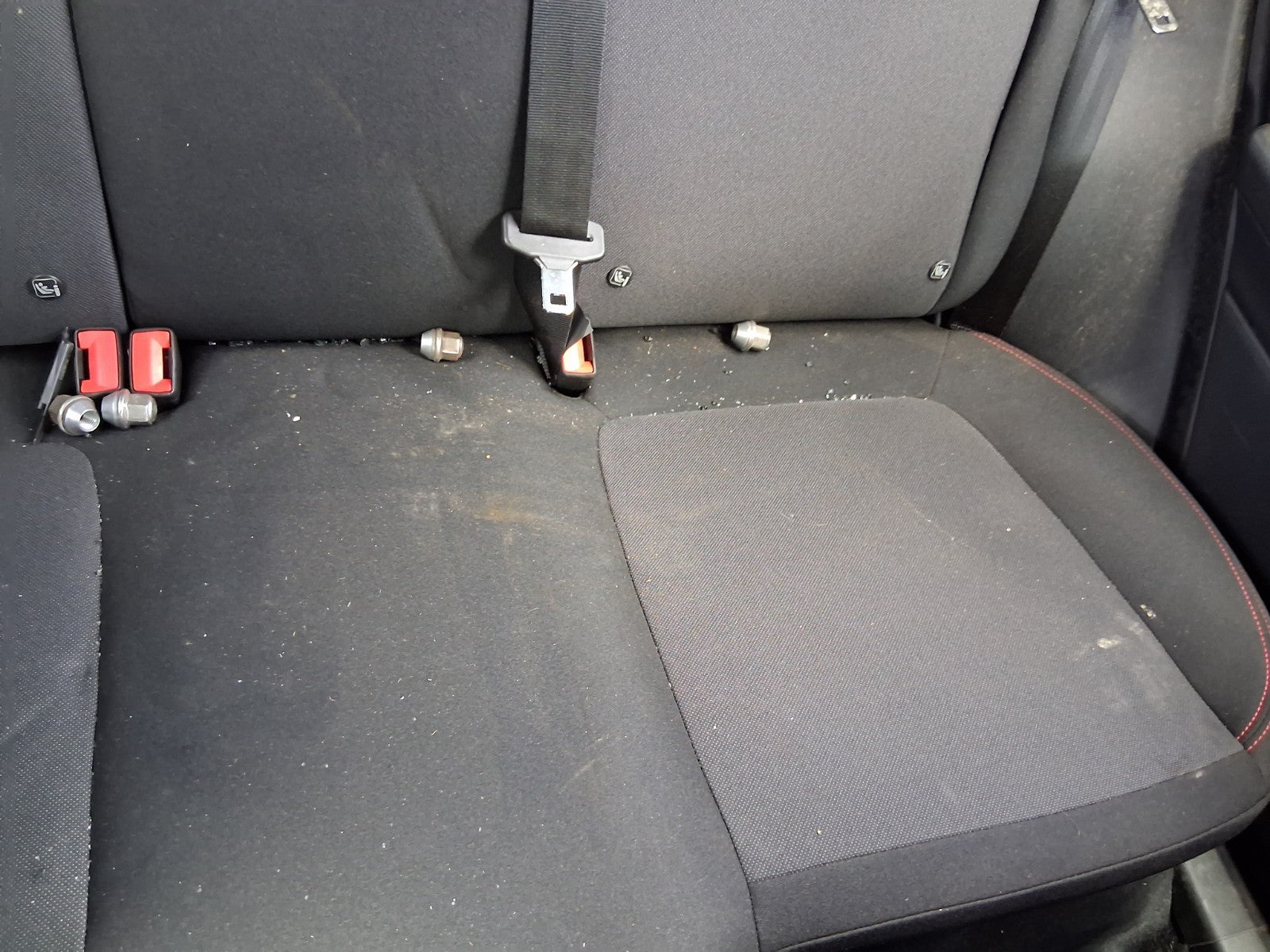 2023 FORD FIESTA MK8 REAR BACK SEAT CENTER CONSOLE BENCH SEAT COMPLETE FABRIC