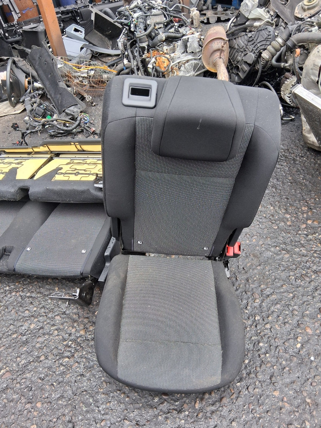 2023 CITROEN BERLINGO PARTNER COMBO MK3 K9 2ND ROW DRIVER SIDE REAR SEAT FABRIC