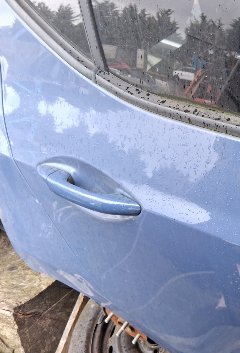 2017 HYUNDAI i10 MK2 OSR DRIVER SIDE REAR RIGHT EXTERIOR DOOR HANDLE