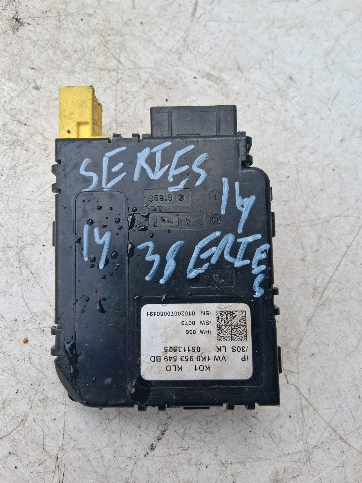 2014 BMW 3 SERIES F31 F30 STEERING ANGLE SENSOR 1K0953549BD