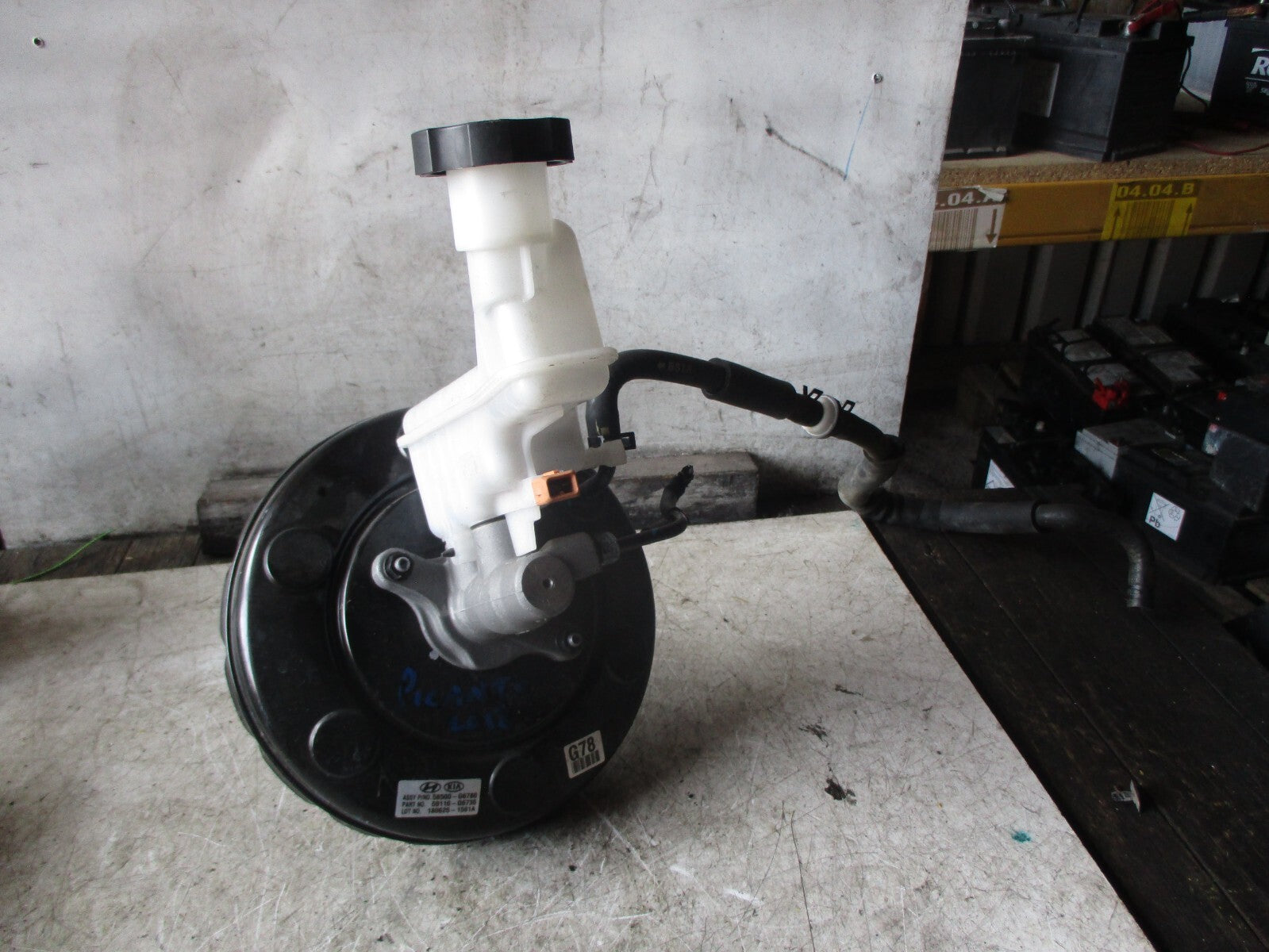 2021 KIA PICANTO MK3 JA 1.2 PETROL BRAKE MASTER CYLINDER 59110G6730