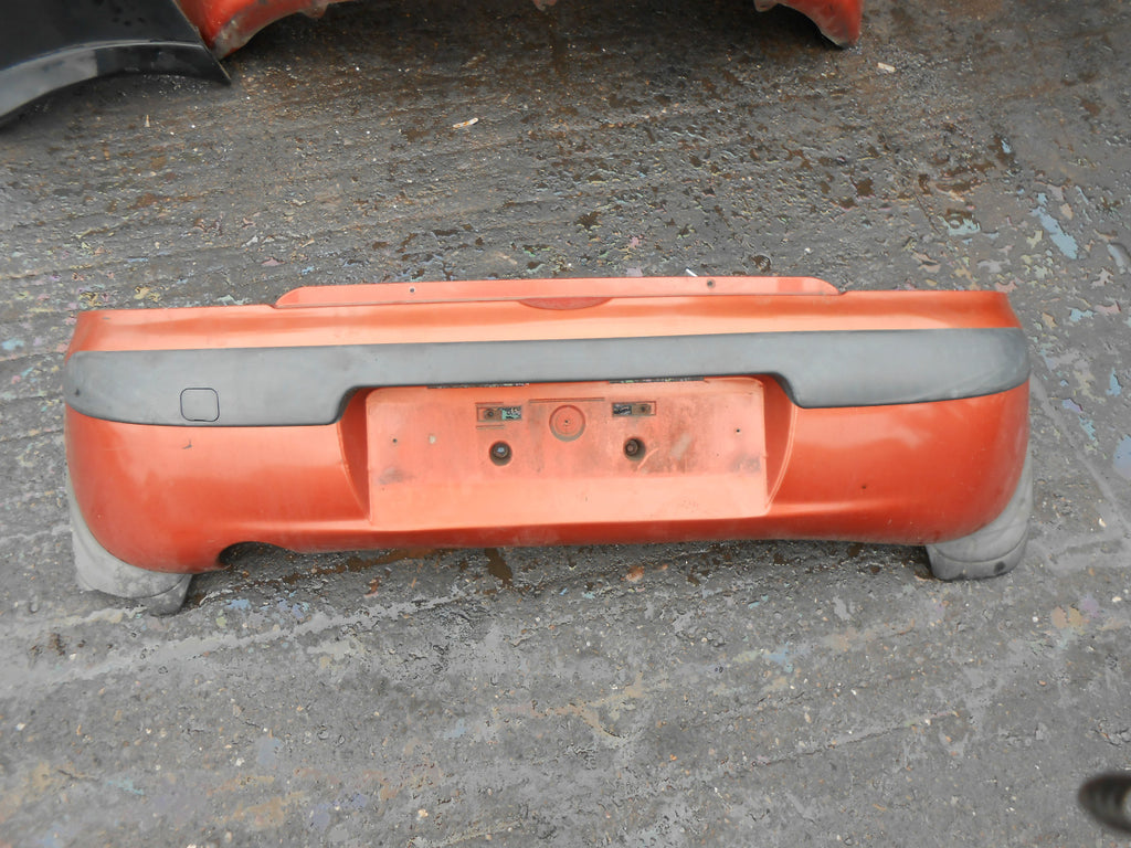 DAWOO MATIZ 1999 COMPLETE REAR BUMPER ORANGE