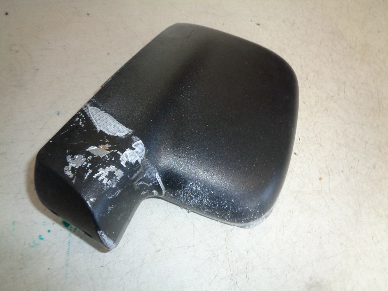 VW VOLKSWAGEN CADDY 2016 OS DRIVER SIDE WING MIRROR COVER 7E2857528 DAMAGED