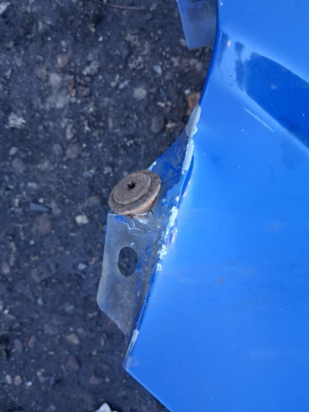 2010 FIAT DOBLO MK1 NSF PASSENGER SIDE FRONT LEFT WING PANEL BLUE