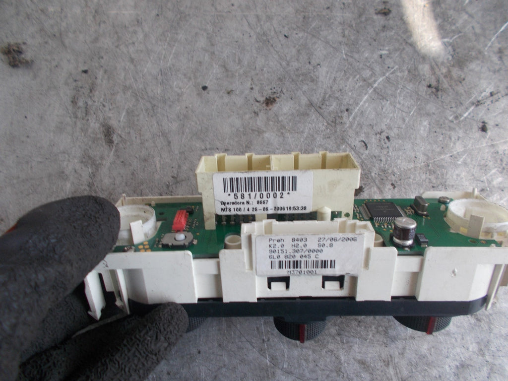 SEAT IBIZA MK3 2006 CLIMATE CONTROL UNIT MODULE 6L0820045C