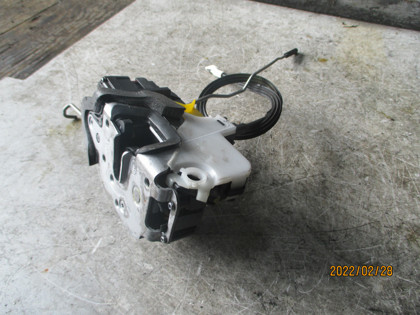 VAUXHALL INSIGNIA 2015 NSF PASSENGER SIDE FRONT DOOR LOCK MECHANISM
