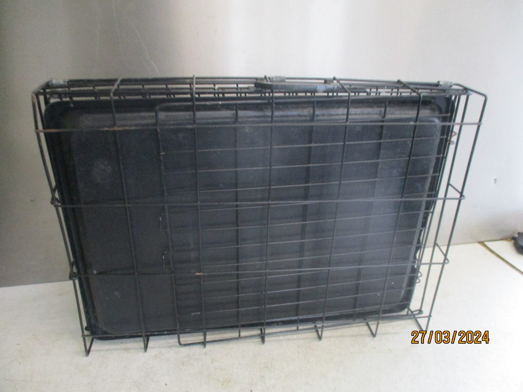 UNBRANDED METAL DOG GUARD CAGE BOX REMOVABLE TRAY 60x50x43 cm