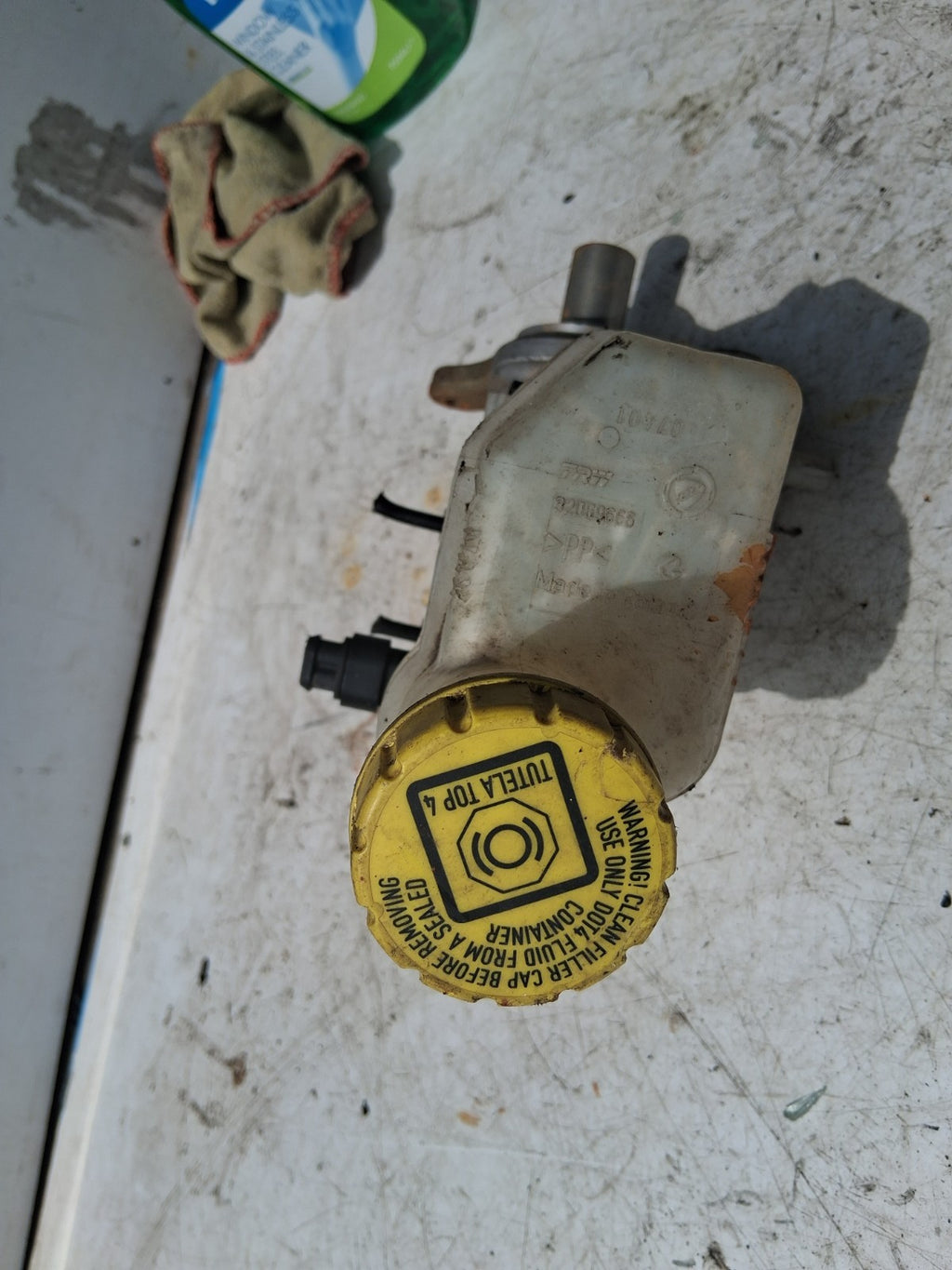 FIAT 500 2016 1.2 PETROL BRAKE MASTER CYLINDER 32069666
