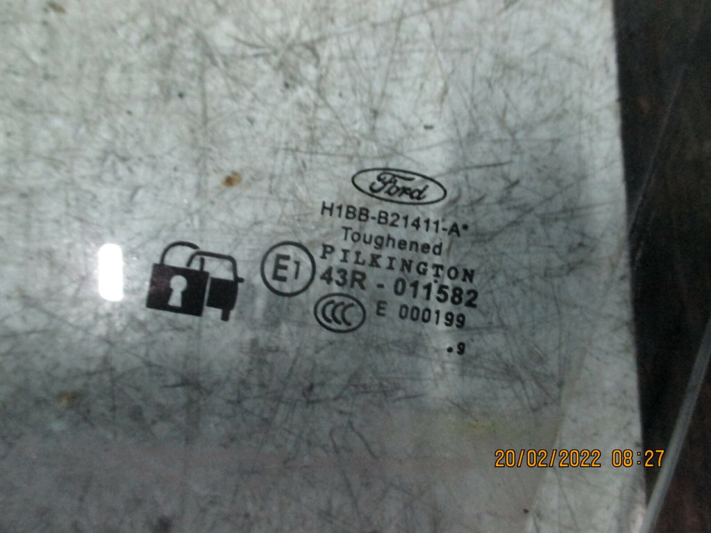 FORD FIESTA 2019 MK8 3 DOOR NSF FRONT PASSENGER SIDE WINDOW GLASS