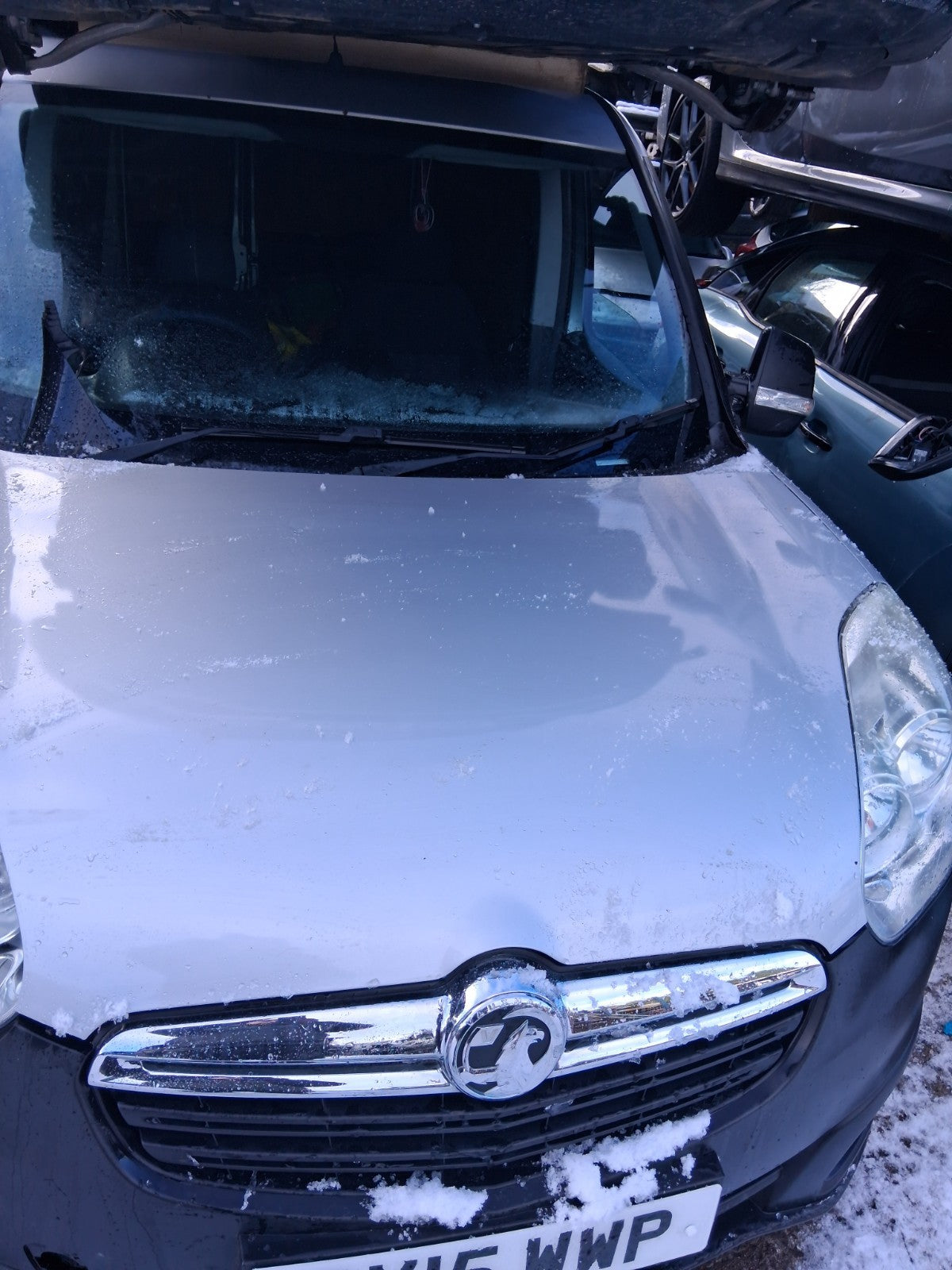 2015 VAUXHALL COMBO D FRONT BONNET HOOD PANEL SILVERFISH 612A