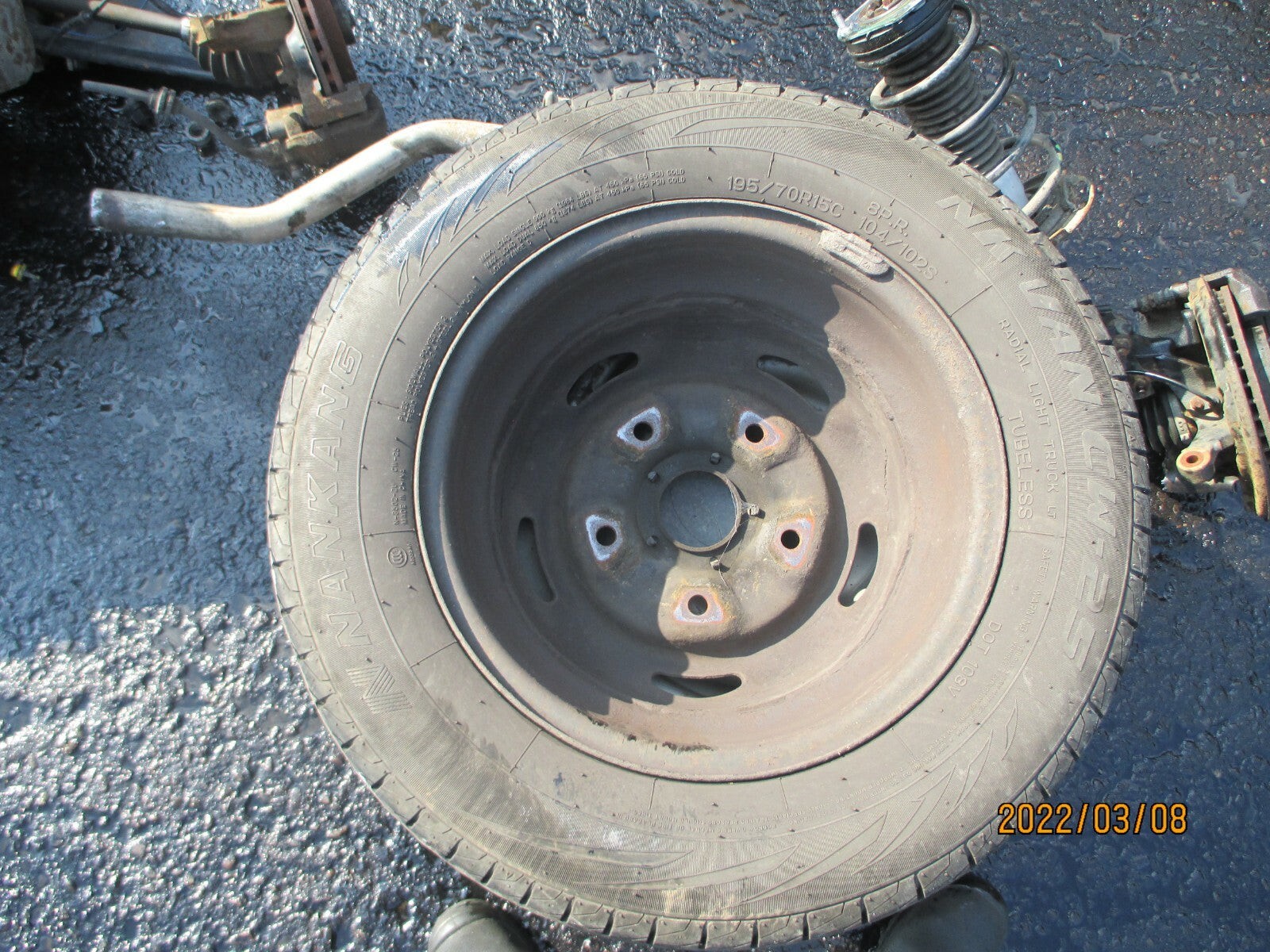 FORD TRANSIT MK7 2011 15 INCH STEEL WHEEL & TYRE 195/70R15 NANKANG