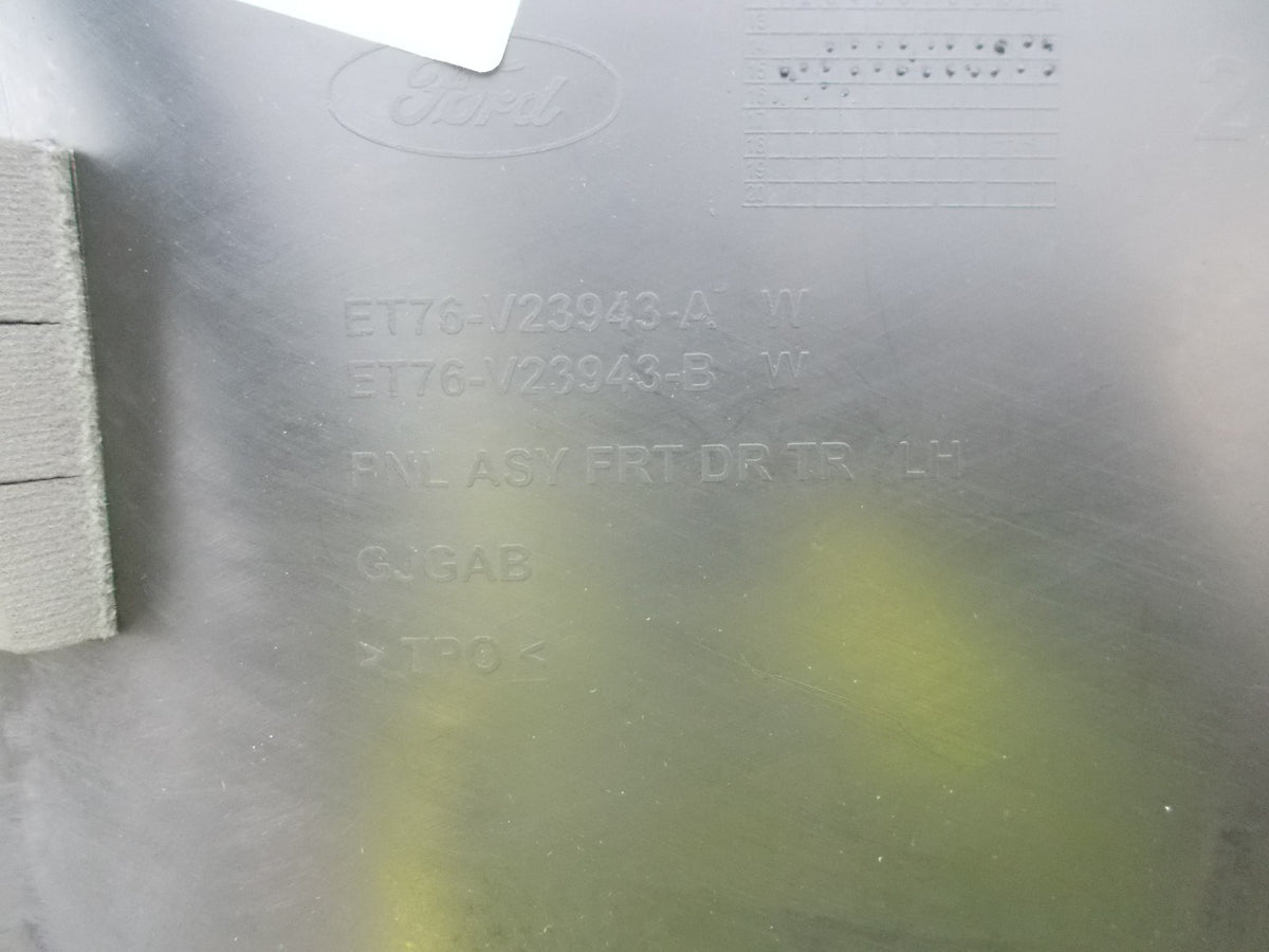 2017 FORD TRANSIT COURIER NSF PASSENGER SIDE FRONT DOOR CARD ET76V23943A