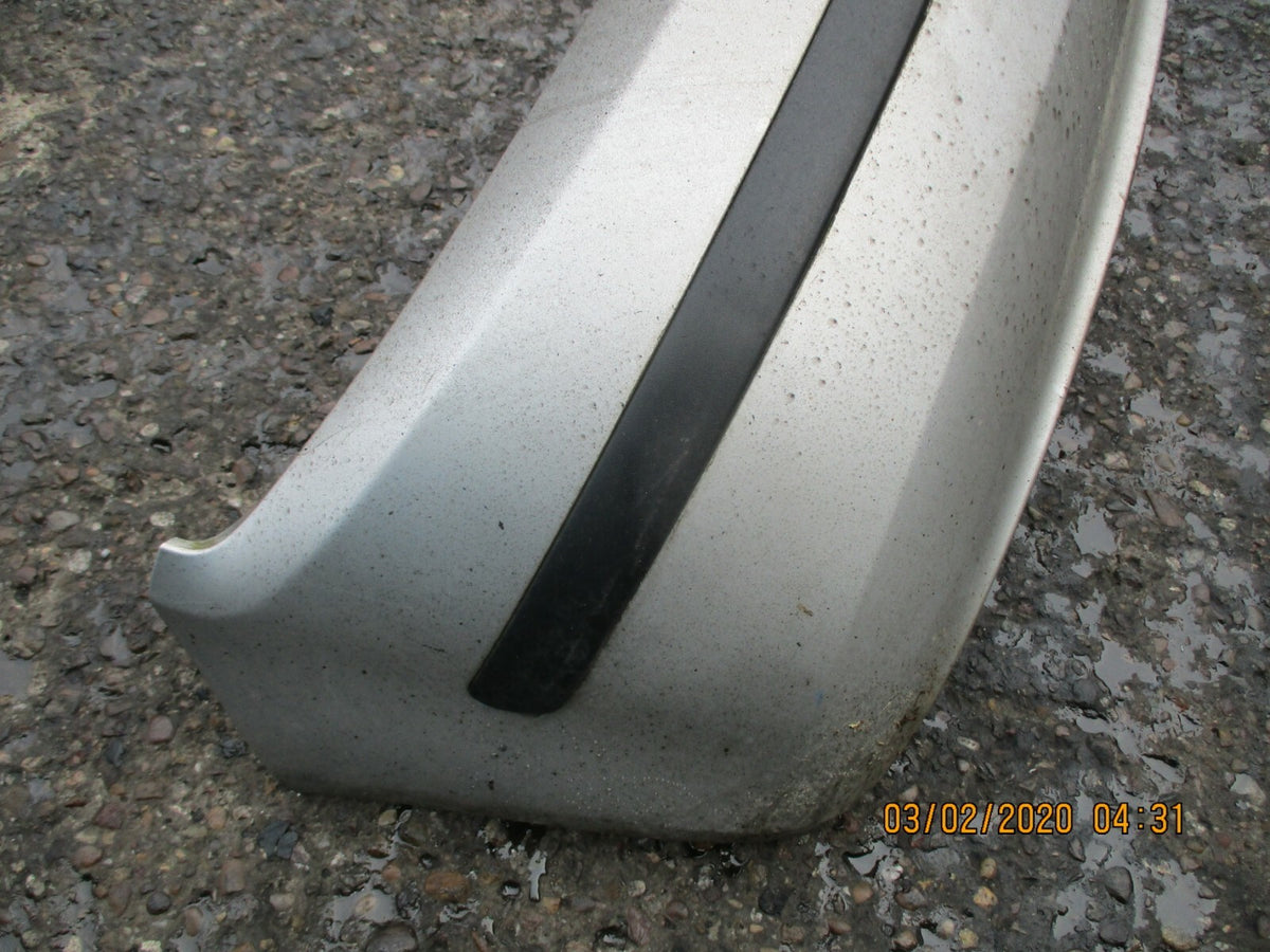 SKODA FABIA 6Y 2006 COMPLETE REAR BACK PLASTIC BUMPER SILVER GREY