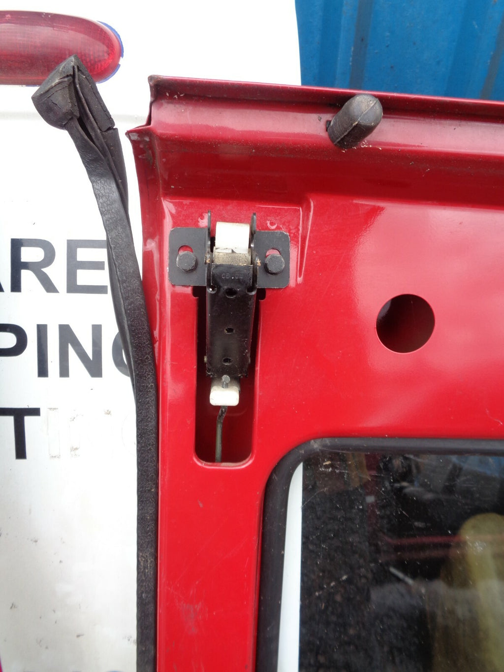 CITROEN C15 D REAR BACK  DOOR PASSENGER SIDE RED