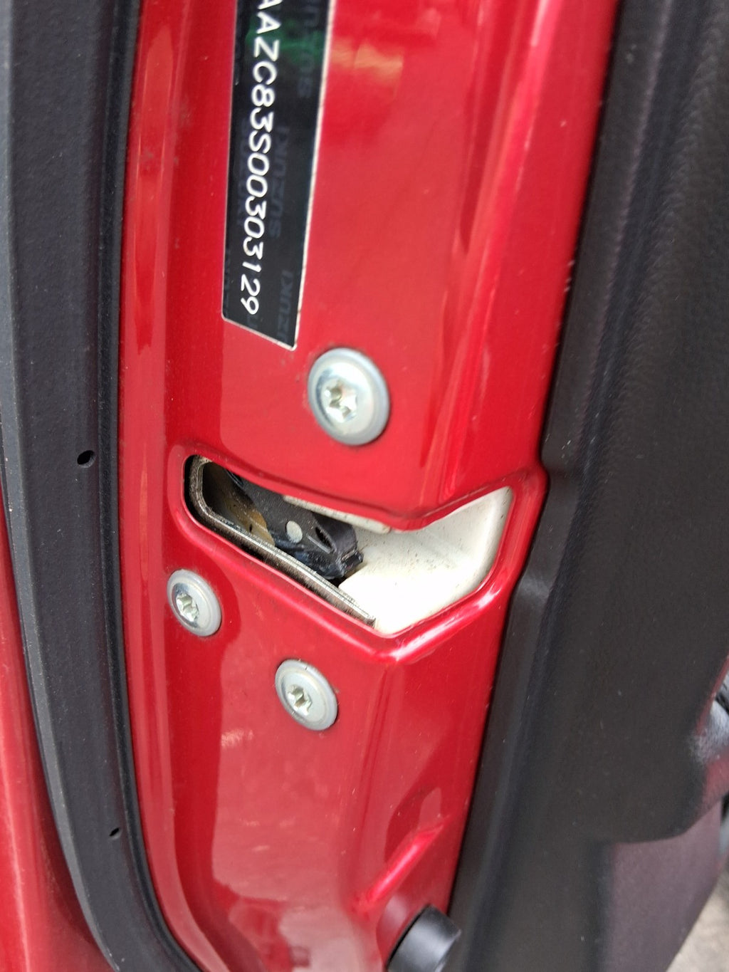 2019 SUZUKI SWIFT MK4 NSR PASSENGER SIDE REAR LEFT DOOR LOCK MECHANISM