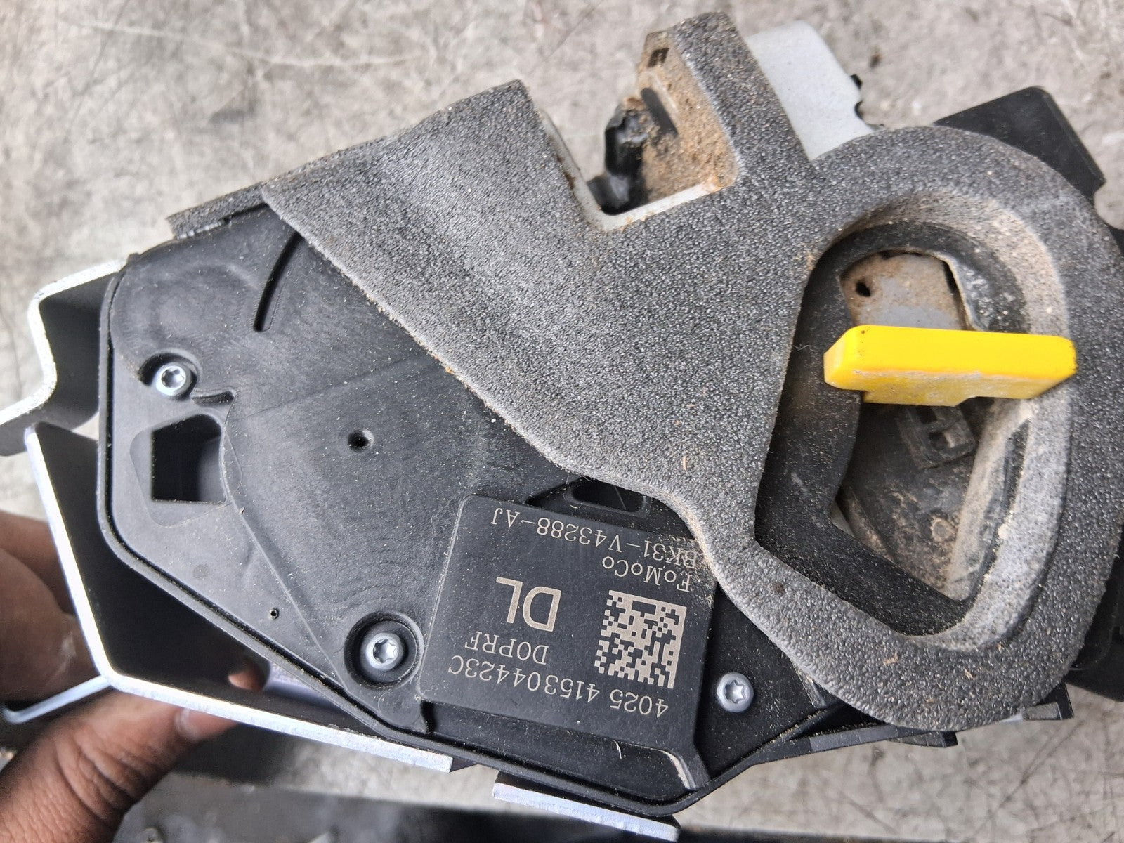 2023 FORD TRANSIT 350 MK8 OSR DRIVER SIDE REAR DOOR LOCK MECHANISM BK31V43288