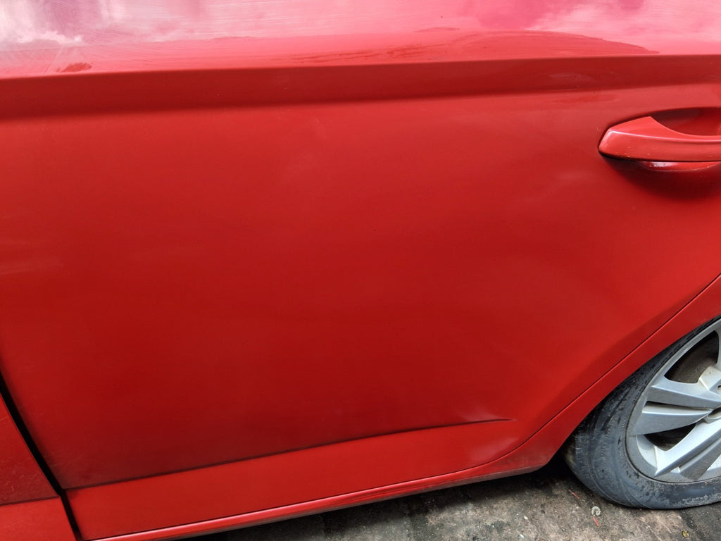 2019 SKODA FABIA MK3 NJ HATCHBACK NSR PASSENGER SIDE BARE DOOR CORRIDA RED F3K
