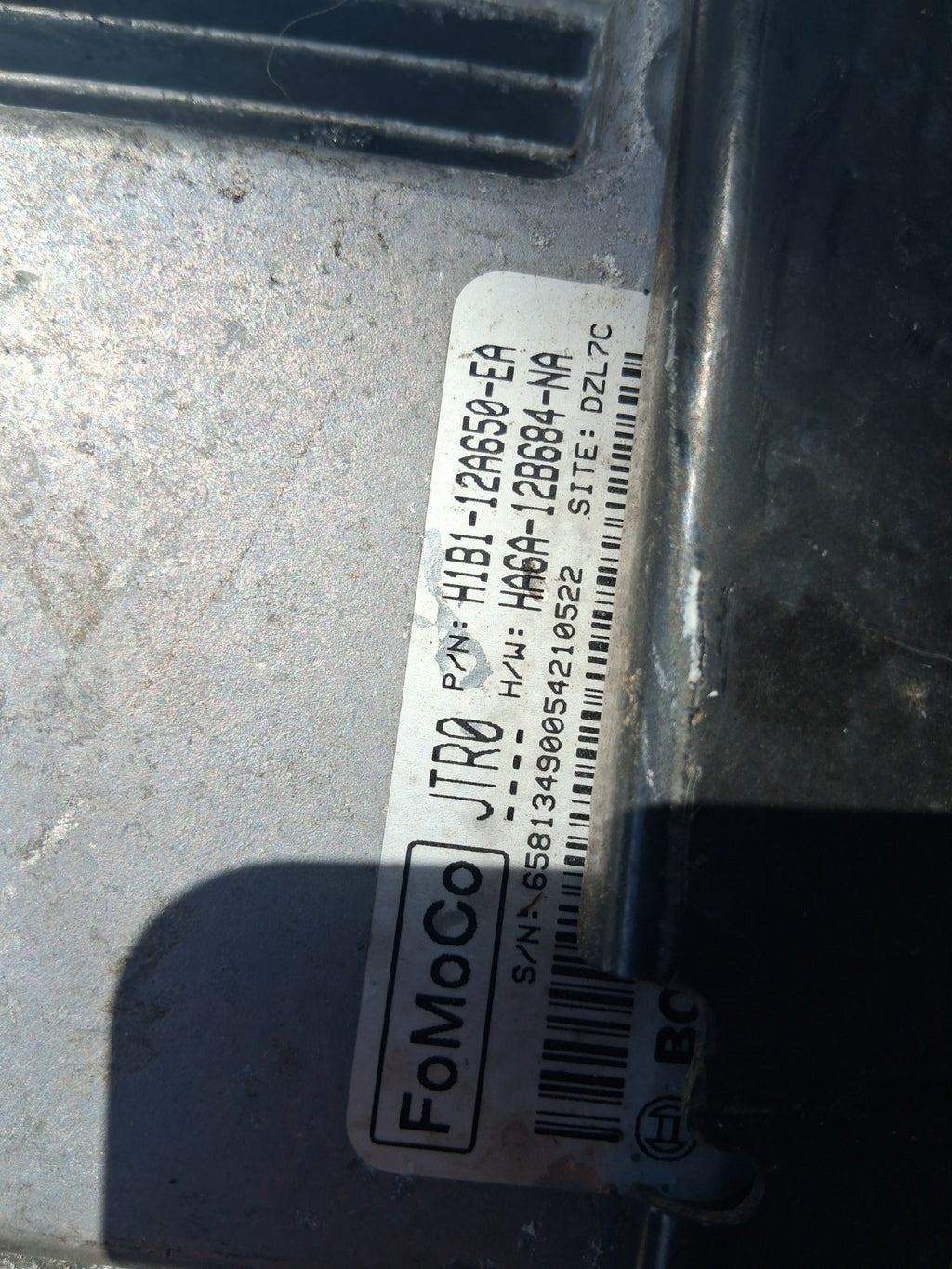 2021 ECOSPORT 71 ECU ENGINE CONTROL UNIT GN1512A650AMA