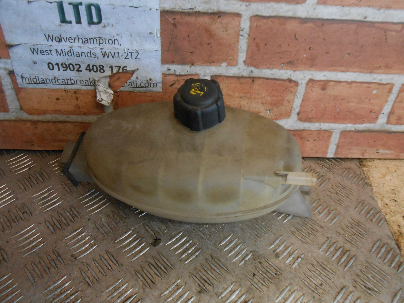 VAUXHALL VIVARO 2004 1.9 DI DIESEL WATER HEADER TANK BOTTLE OVERFLOW 7700312900