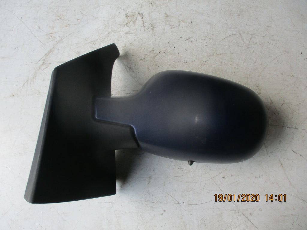 RENAULT SCENIC MK1 2003 NS PASSENGER SIDE ELECTRIC DOOR WING MIRROR BLUE