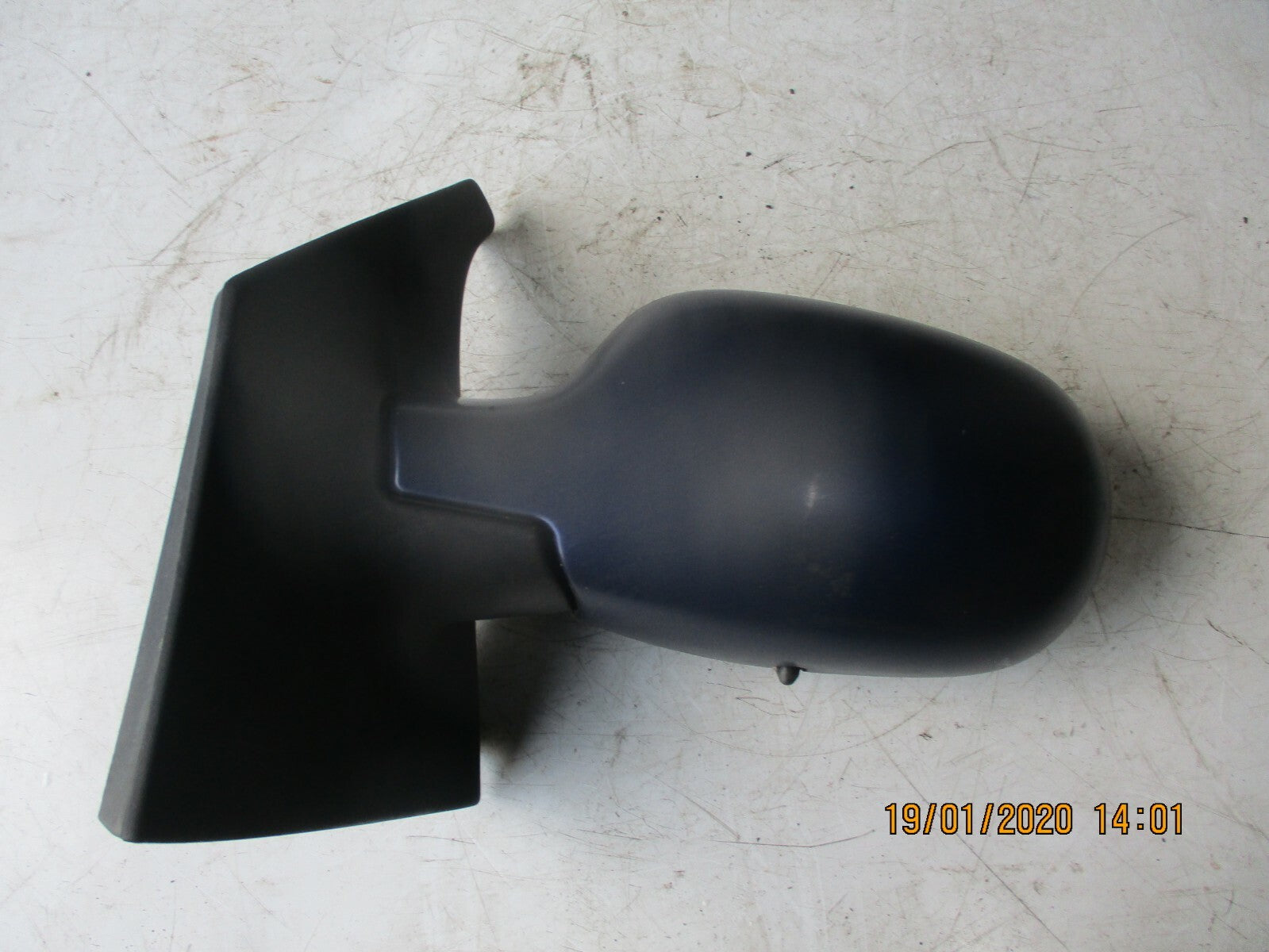RENAULT SCENIC MK1 2003 NS PASSENGER SIDE ELECTRIC DOOR WING MIRROR BLUE