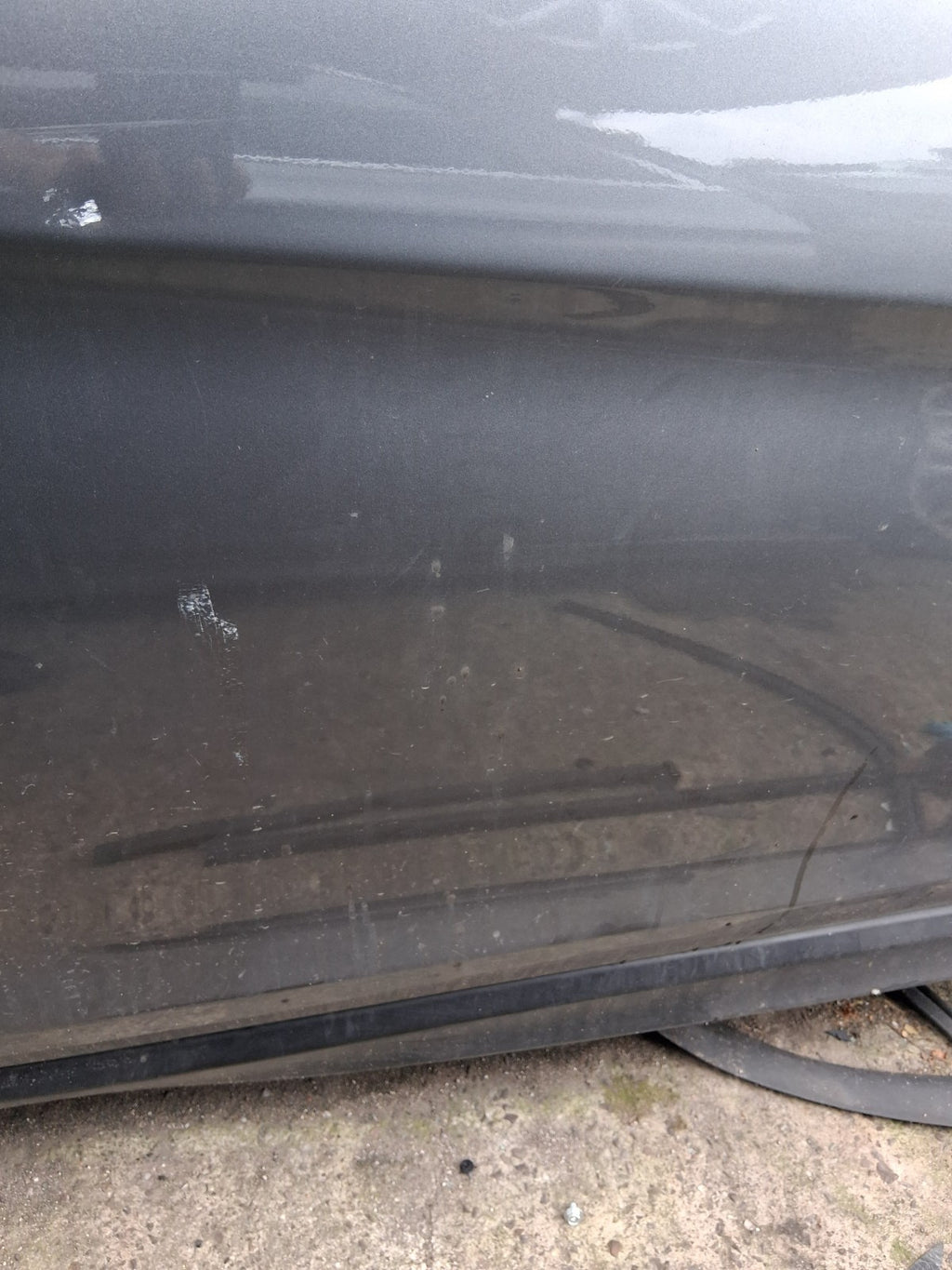 2020 MITSUBISHI ASX OSF DRIVER SIDE FRONT BARE DOOR SHELL TITANIUM GREY METALLIC