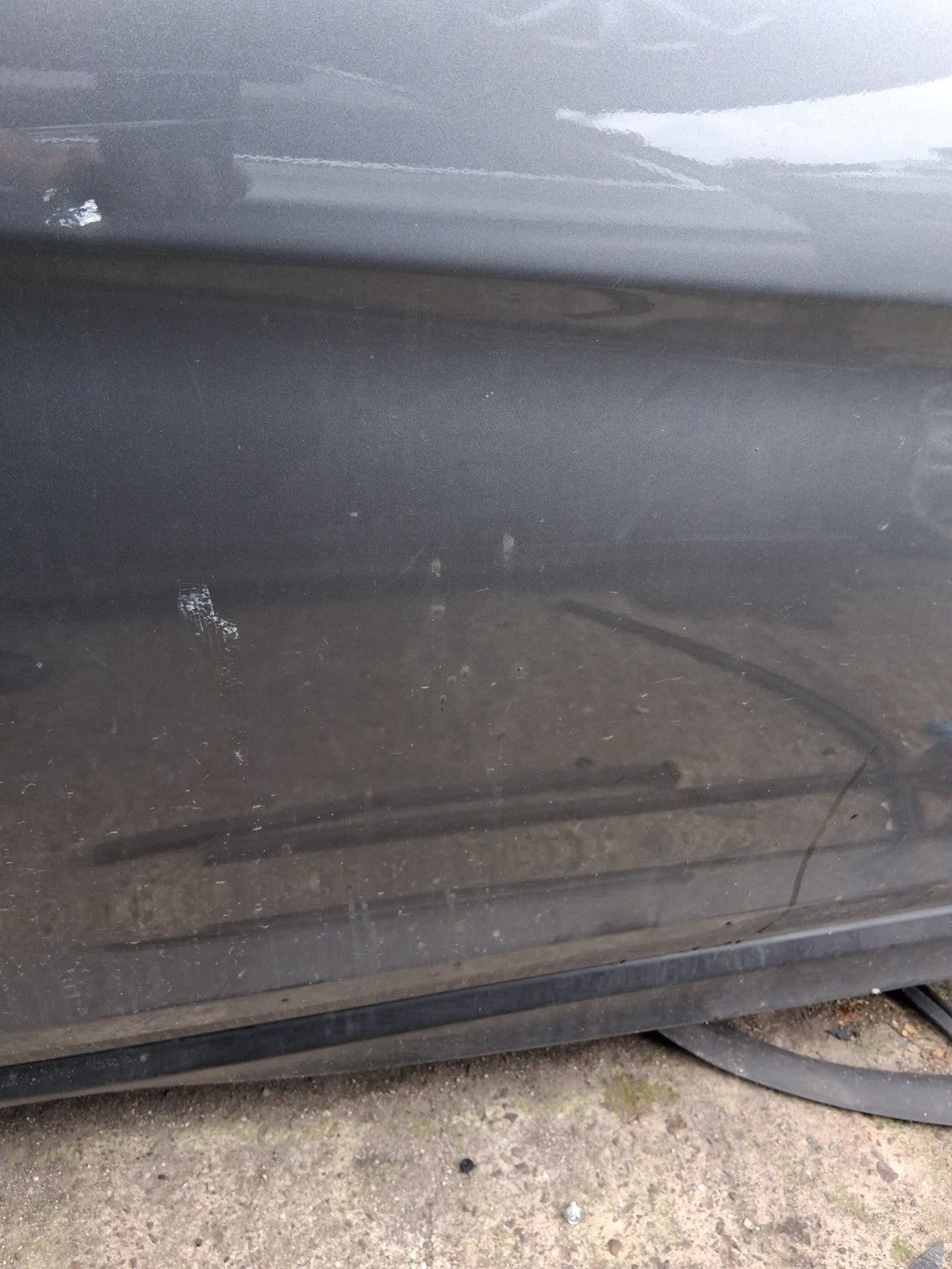 2020 MITSUBISHI ASX OSF DRIVER SIDE FRONT BARE DOOR SHELL TITANIUM GREY METALLIC
