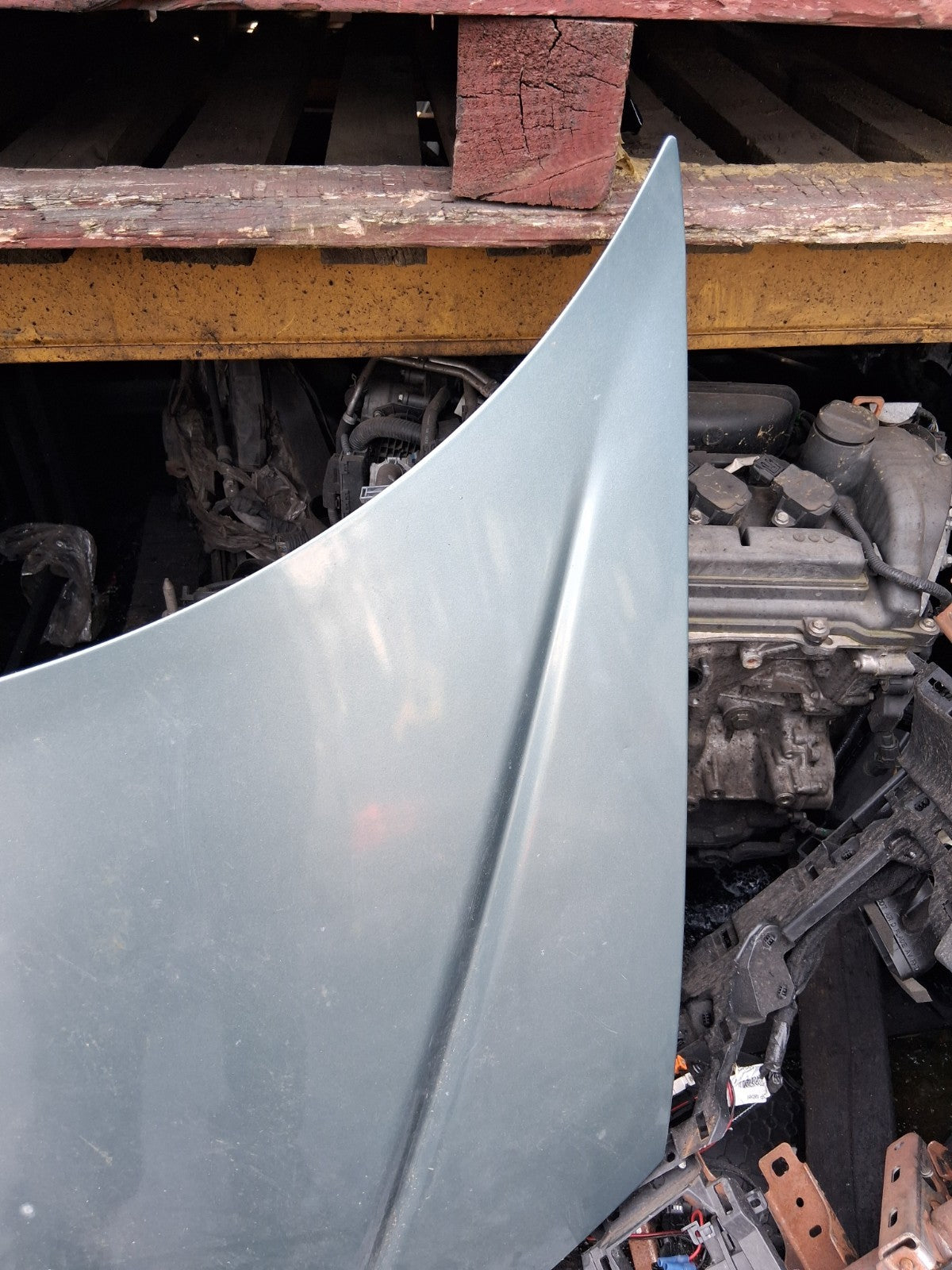 2001 PEUGEOT 206 FRONT BONNET HOOD PANEL GREEN