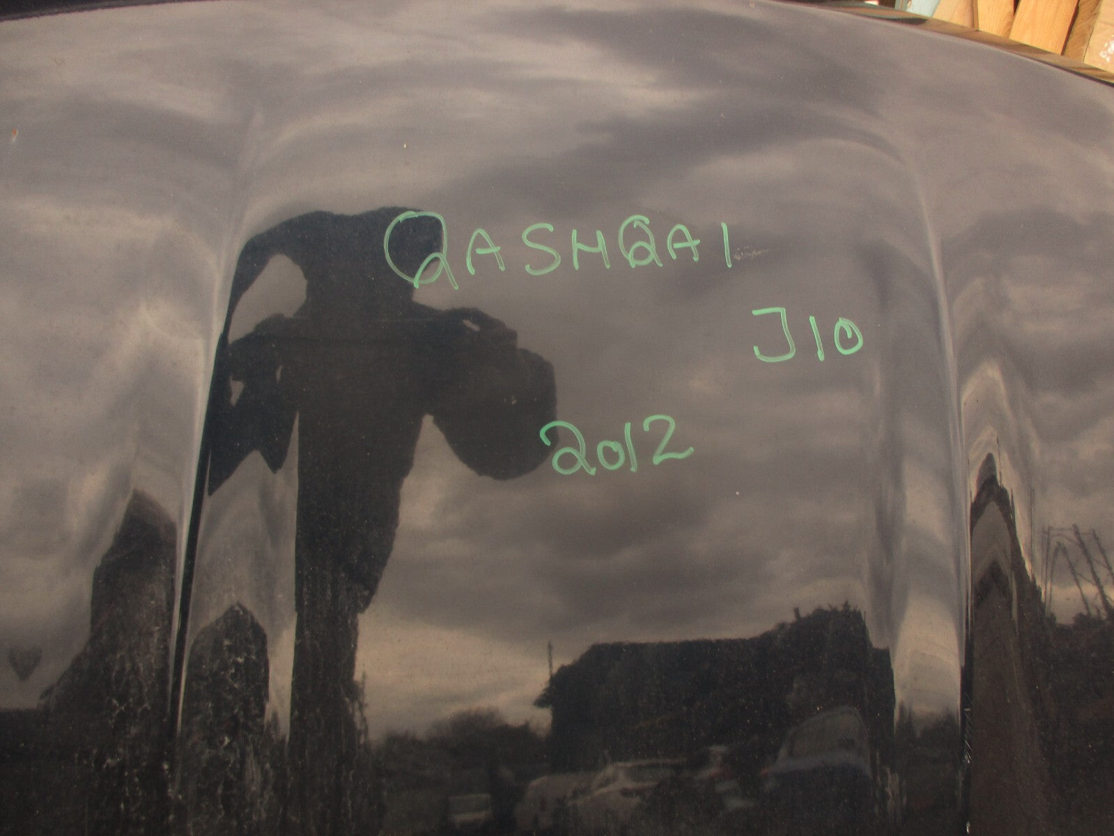 2012 NISSAN QASHQAI J10 PRE FACELIFT BONNET NIGHTSHADE PURPLE HAS DENT