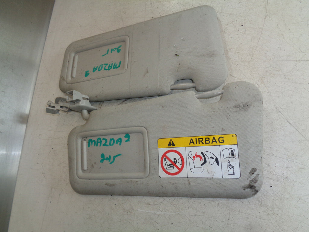 MAZDA 2 MK3 2015 5 DOOR BOTH SIDE SUN VISORS